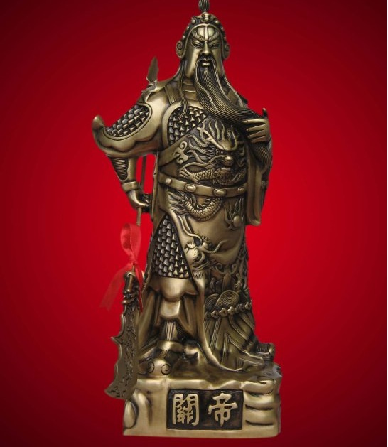 关公铜像